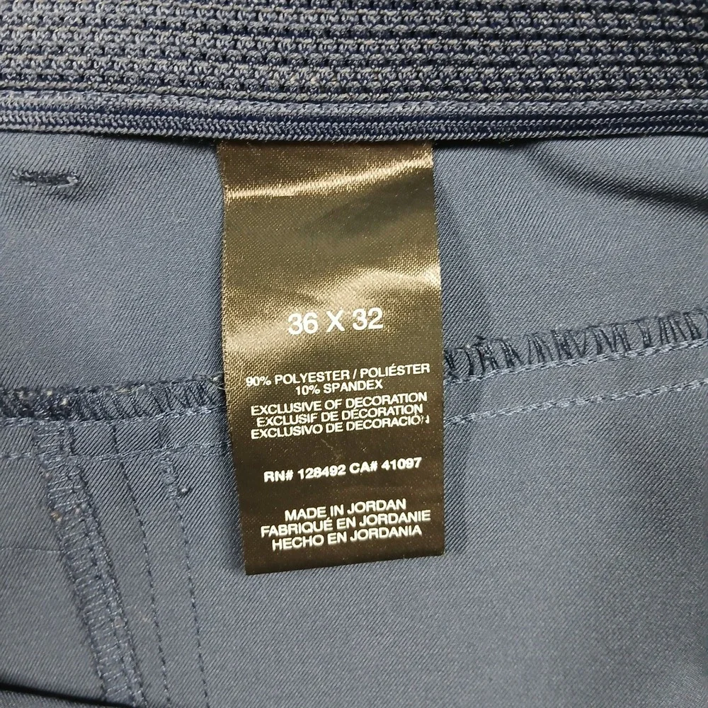 Greg Norman Men's Golf Pants 36x32‎ Navy Stretch Performance
